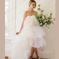 trend white tulle evening party dress tiered puffy long train women%e2%80%99s robes summer dresses sweet 15 dress bridal gowns