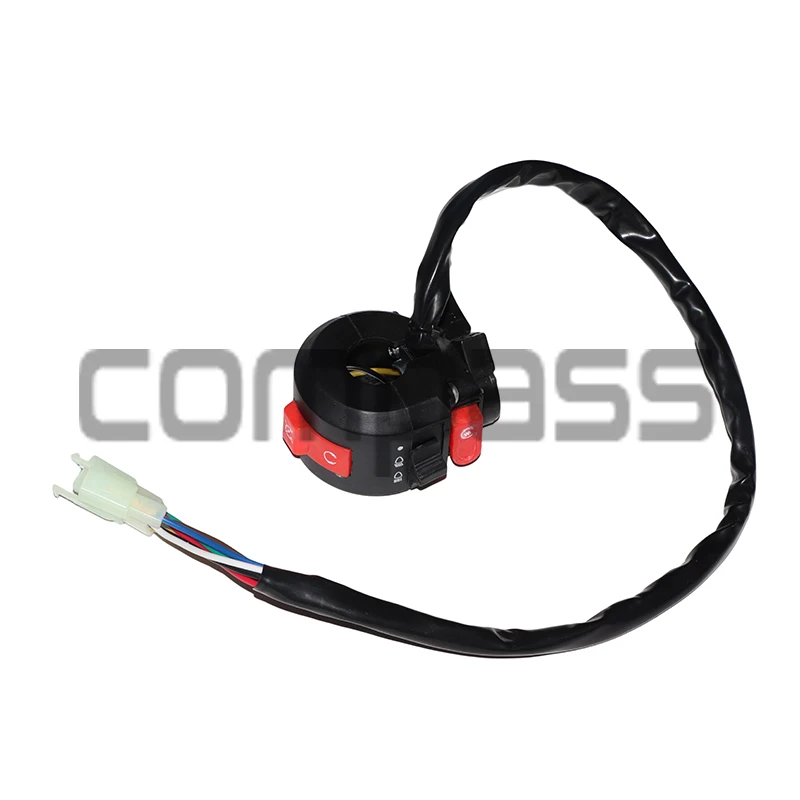 Переключатель на руль мотоцикла дальнего и ближнего света фары электронный