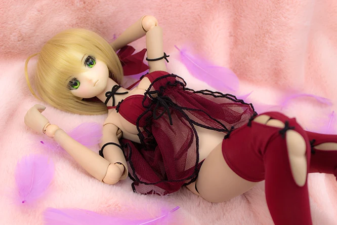 Костюм для косплея COS FGO Saber красная сексуальная пижама Одежда кукол 1/3 BJD SD DD