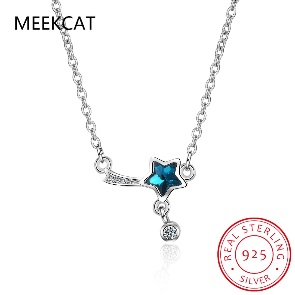 

Женское Ожерелье «метеоритный хвост» с гранеными звездочками