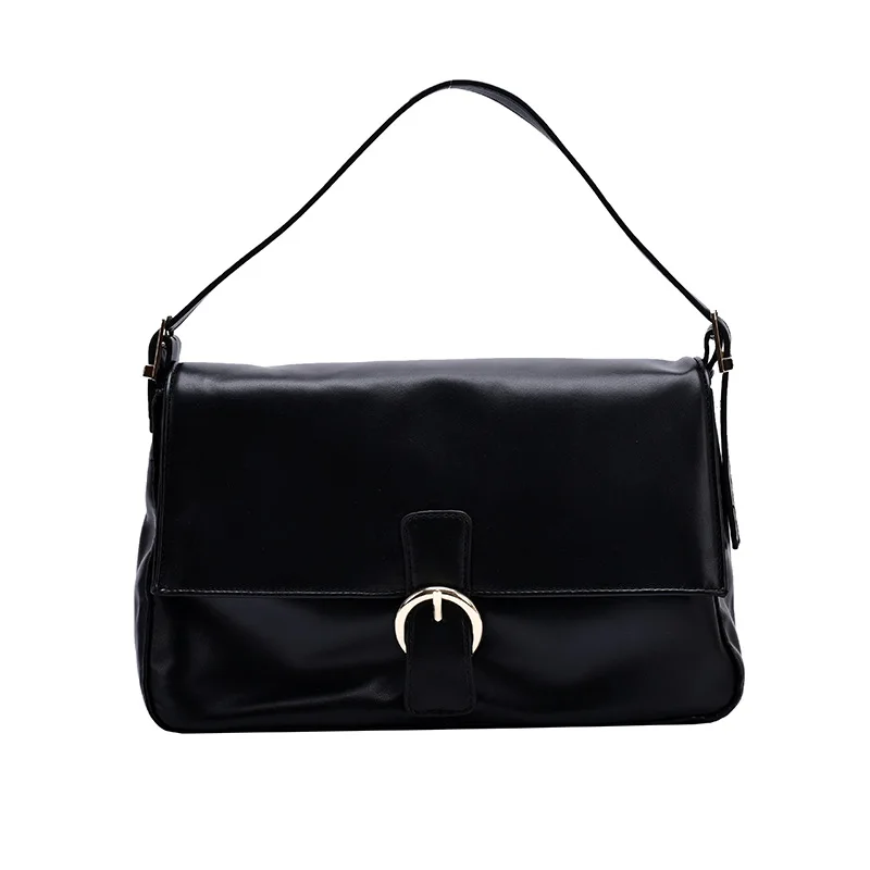 

Fashion handbag 2021 new trendy women's solid color all-match shoulder bag casual messenger bag niche underarm bag female bag