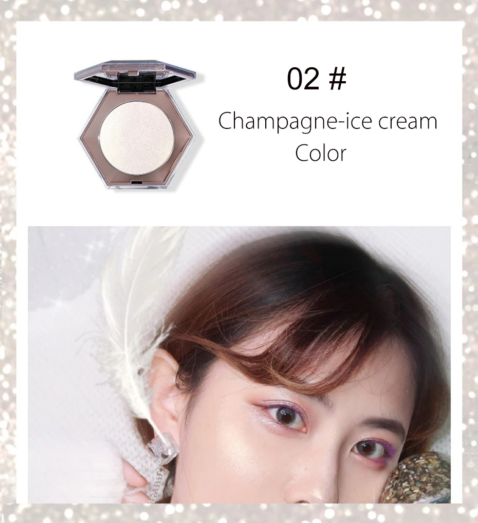 Glow Kit Highlighter Makeup Shimmer Powder Highlighter Palette Base Illuminator Highlight Face Contour Golden Bronzer