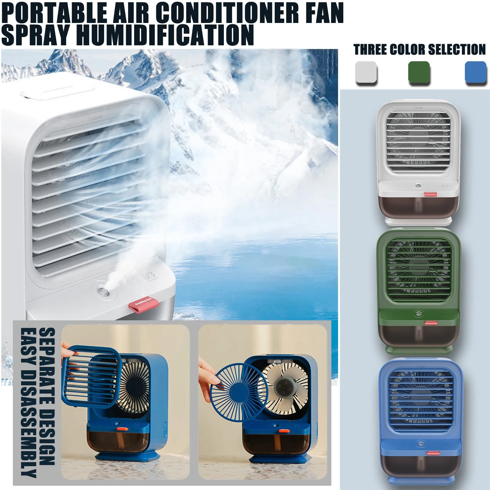 Новый многофункциональный мини Usb вентилятор для увлажнения охлаждения Красота