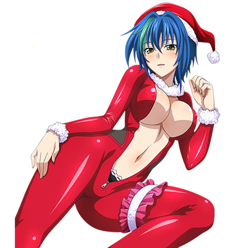 

13cm 3D Sexy Girl Christmas Xenovia Quarta Render Waterproof Anime Car Window Bumper Accessories Car Sticke