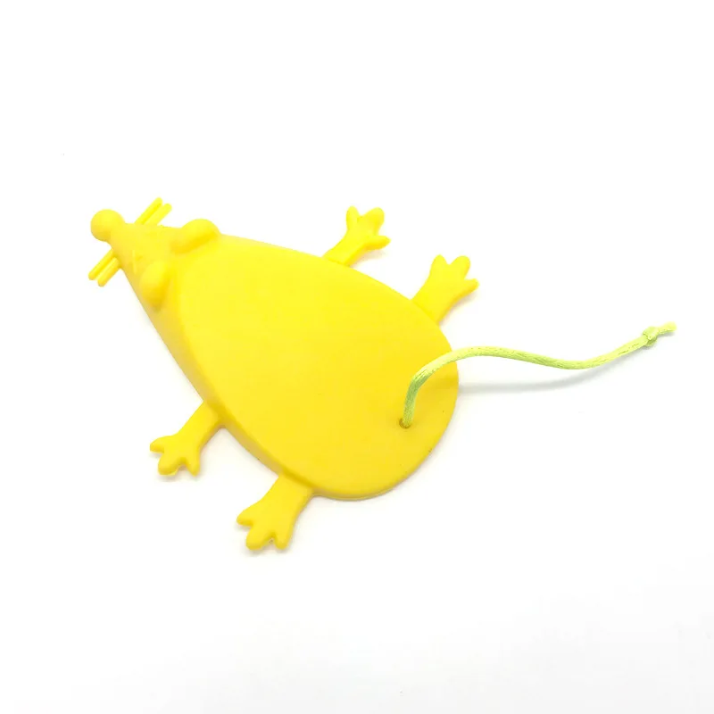 yellow Новинка, Детская безопасность, милый мультяшный мышонок, силиконовый дверной ограничитель, дверной ограничитель, безопасный протектор, анти-защемление рук, Детская безопасность - Цвет: yellow