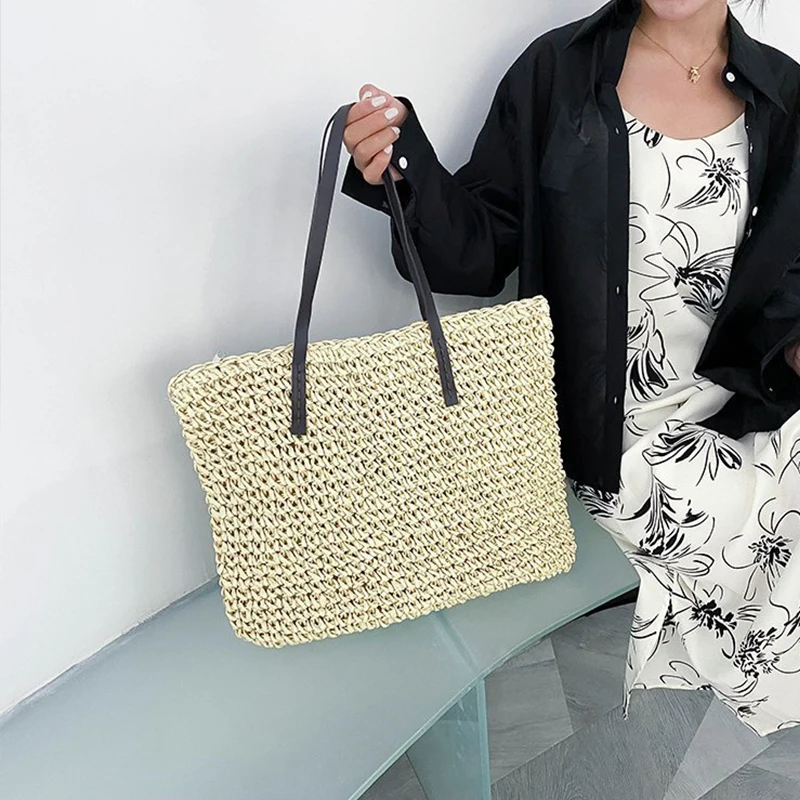 2021 соломенные сумки женская летняя сумка из ротанга ручной работы тканая пляжная