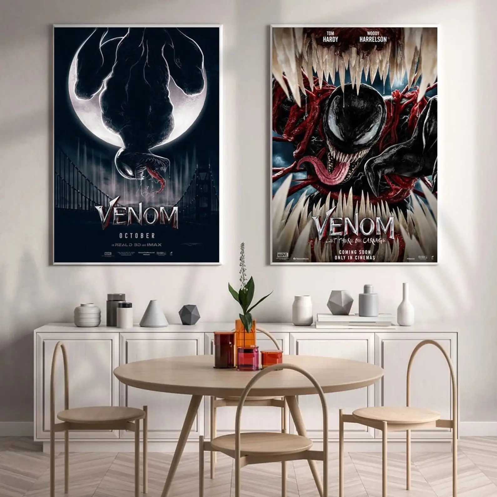 

Постер с супергероем Marvel, Веном, постеры с фильмами, постеры, Картина на холсте, настенное искусство, домашний декор, картины, декор для гости...