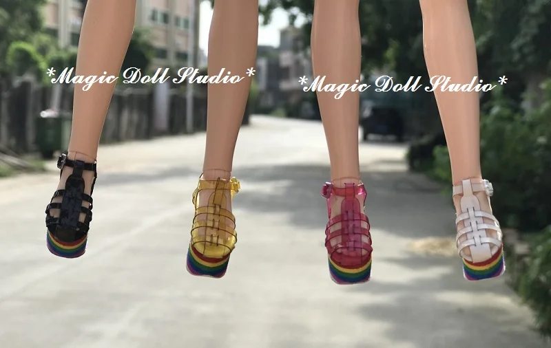 [MG702] 2021 бесплатная доставка туфли для кукол Neoblythe # Rainbow Jerry сандалии подходят Blyth