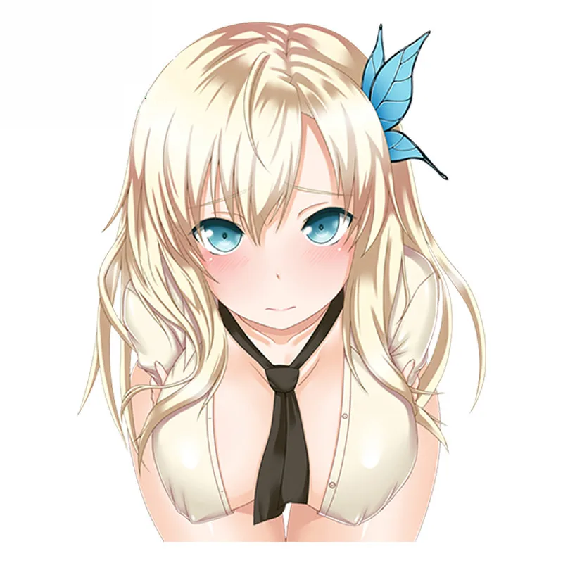 Лидер продаж Аниме Сексуальная красивая Автомобильная наклейка виниловые