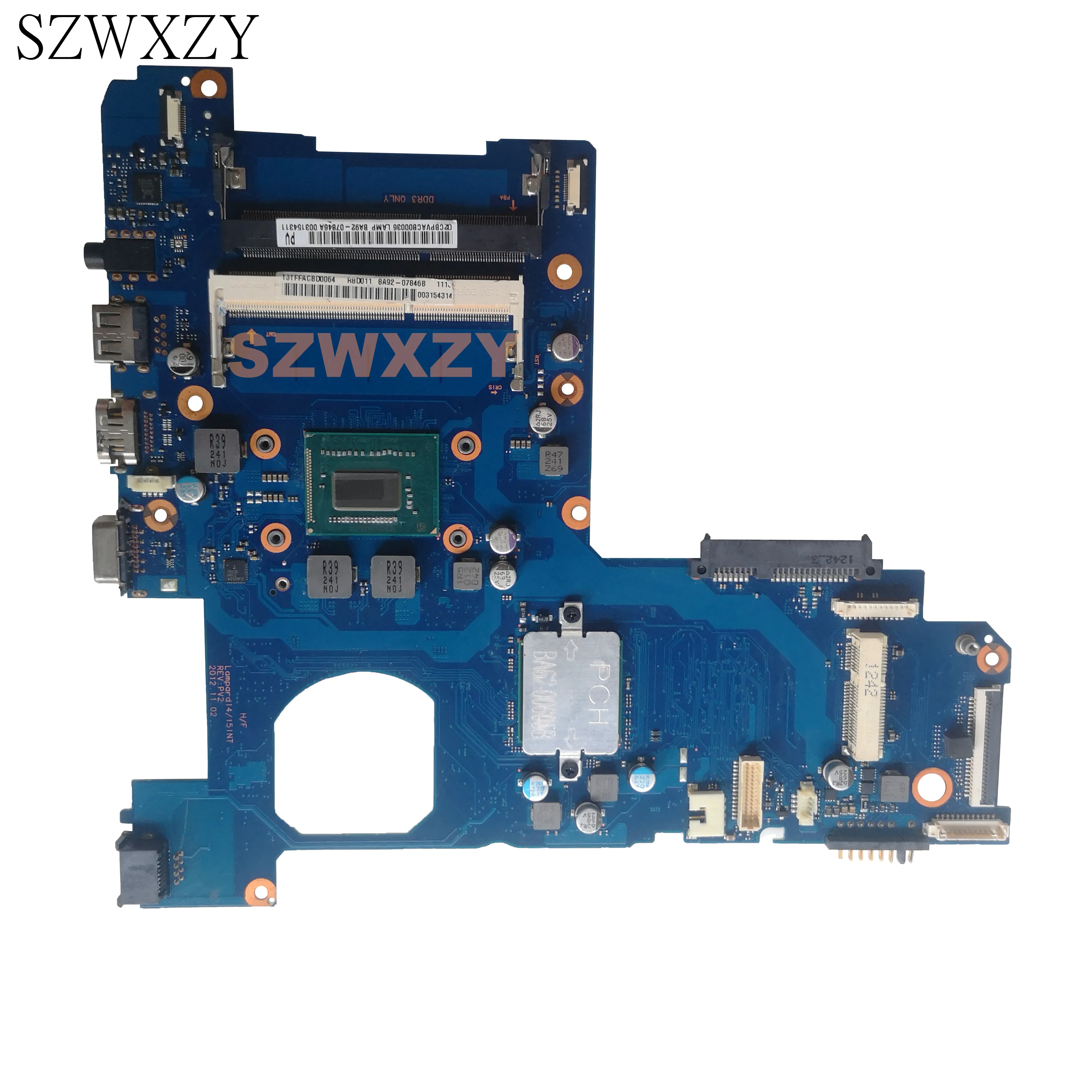 SZWXZY для Samsung NP300E5E 300E5E 300E4E материнская плата портативного компьютера с SR0N0 I5 3210M процессор BA92 07846A BA41 02206A HM75 100%