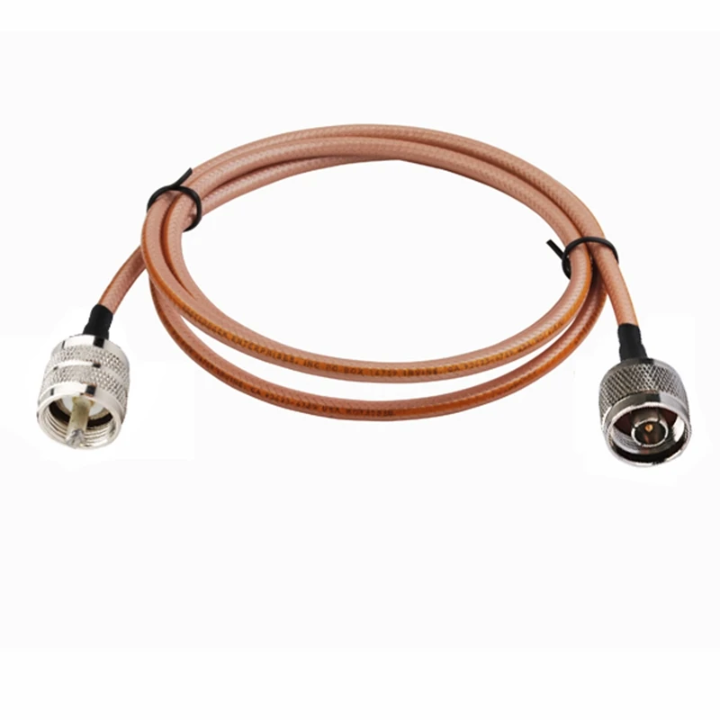 Superbat N Plug Straight to UHF Male Straight Connectors Adapter Pigtail Cable RG400 100cm Cable Assembly