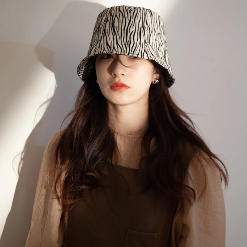 

The New Zebra Fisherman Hat In Spring and Summer Is A New Sun Protection Bucket Hat