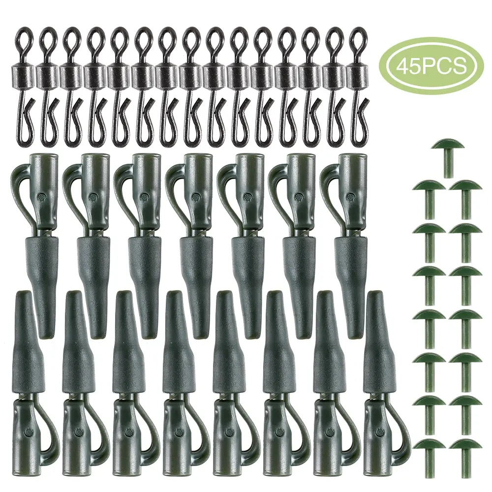 Быстросменная Поворотная Рыбная леска бусина защелкивается зажим свинцовый