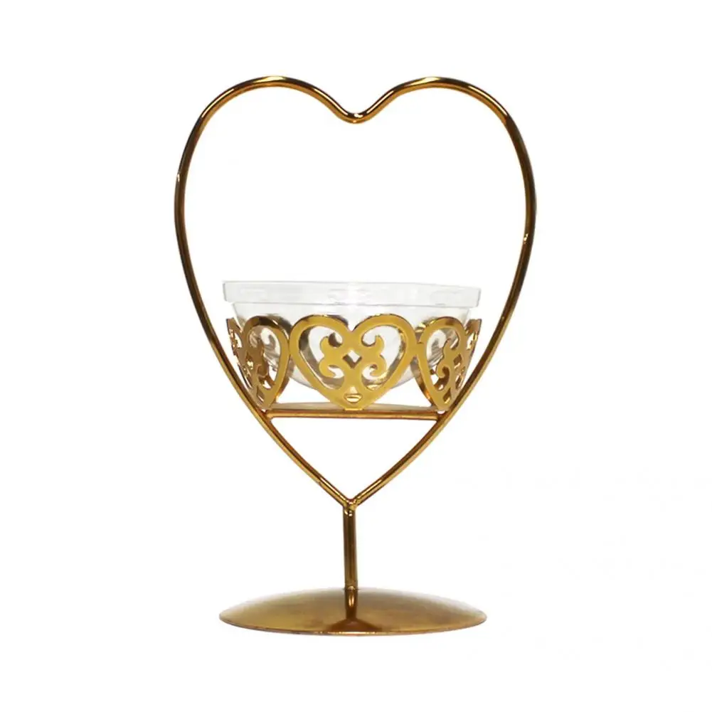 

Sturdy Attractive Exquisite Heart-shape Iron Bird Feeder Animal-friendly Water Feeder Reliable for Friends