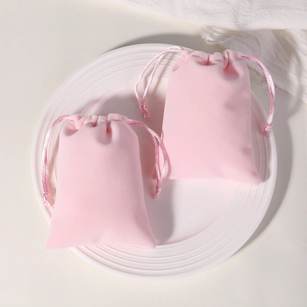 50 шт./лот мешочки для упаковки ювелирных изделий на шнурке индивидуальный