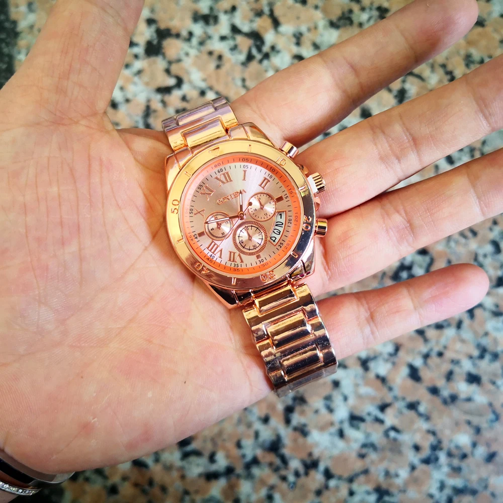 Zegarek damski 2020 montre femme новые женские часы из розового золота от известного топ бренда