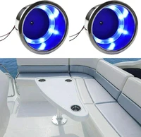 2pcs cup drink holder 12v led built in stainless steel cup drink holder for marine yachtrv