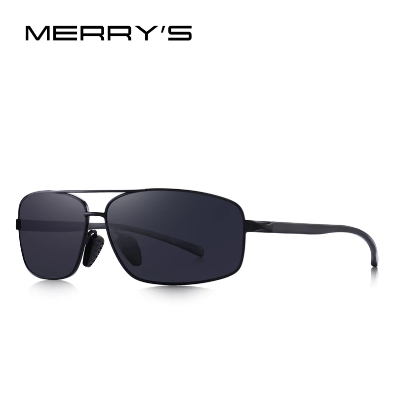 C01 Black MERRYS дизайн мужские поляризованные солнцезащитные очки для вождения UV400 защита S8398 - Цвет линз: C01 Black