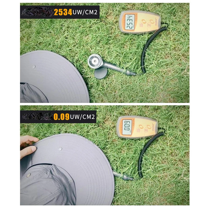 

Men Summer Sunscreen Hats Outdoor Hiking Fishing Breathable Hat Waterproof Anti-UV UPF 50+ Big Brim Bucket Hats Cap XA293F