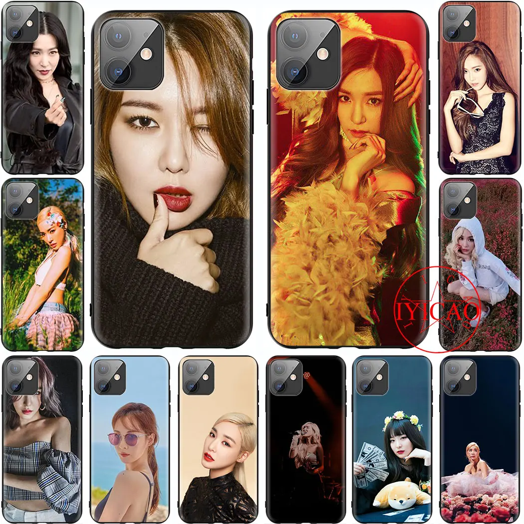 Мягкий силиконовый чехол для телефона Tiffany Young iPhone 5 6 7 8 11 5S 6s Plus 7Plus 8Plus XR XSMax Max
