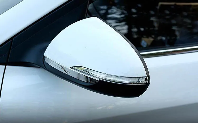 Аксессуары нержавеющая сторона заднего вида крыла зеркала отделка наклейки для
