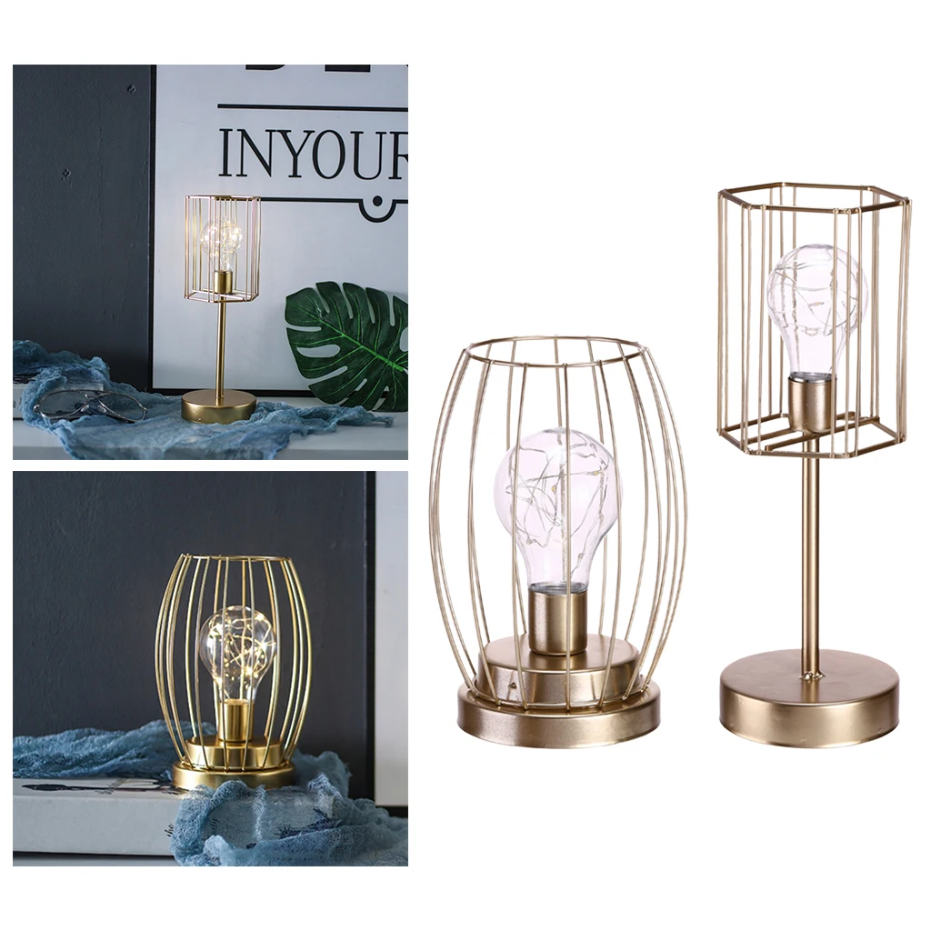 

Hollowed Geometric Night Light Bedside Lamp Nightstand Light Lamp Table Lamp for Bedroom Bar Home Decorative Light Decor