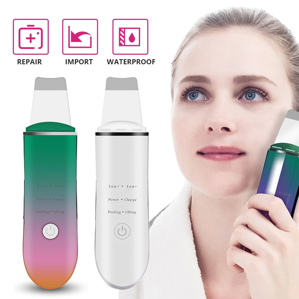 Ультразвуковое очищающее средство для лица пилинг вибрация прыщей