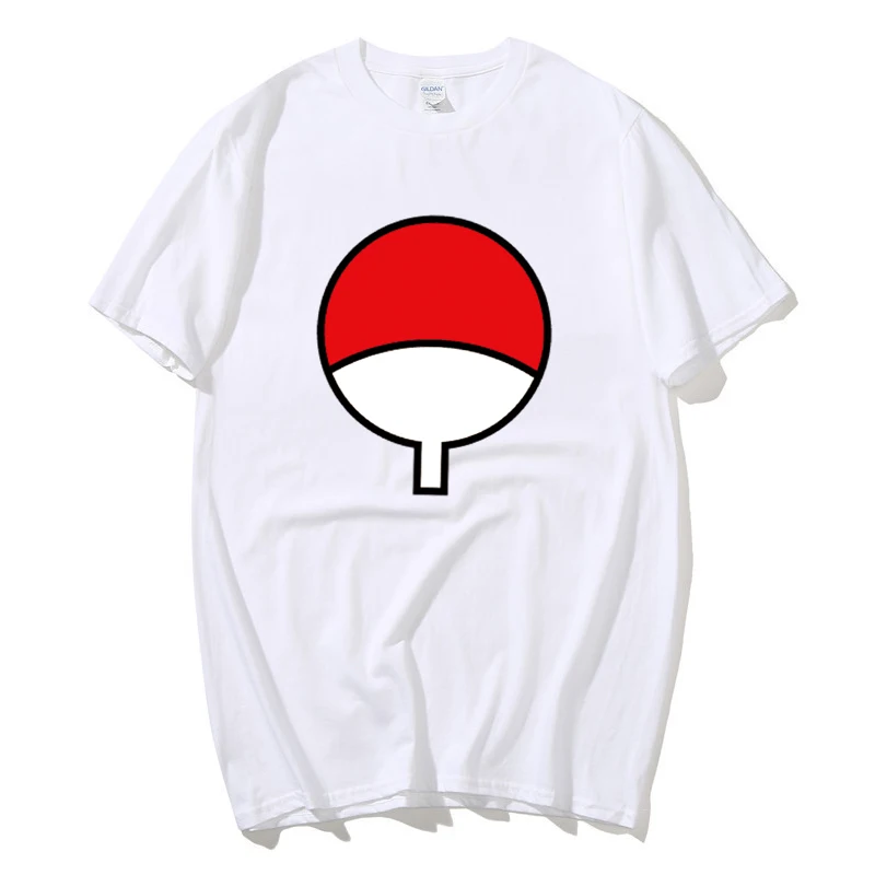 Мужская футболка Наруто Лето Харадзюку крутая унисекс с коротким рукавом