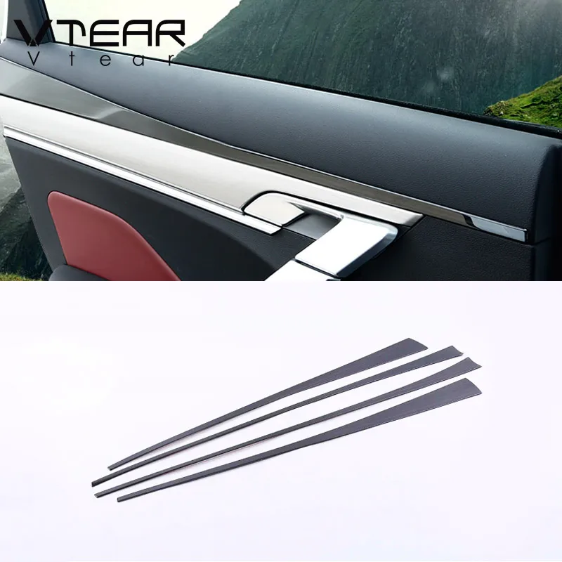 

Vtear для Geely Coolray SX11 BelGee X50, дверная панель автомобиля, накладка, внутренняя крышка, молдинги, хромированные аксессуары для стайлинга, детали 2022