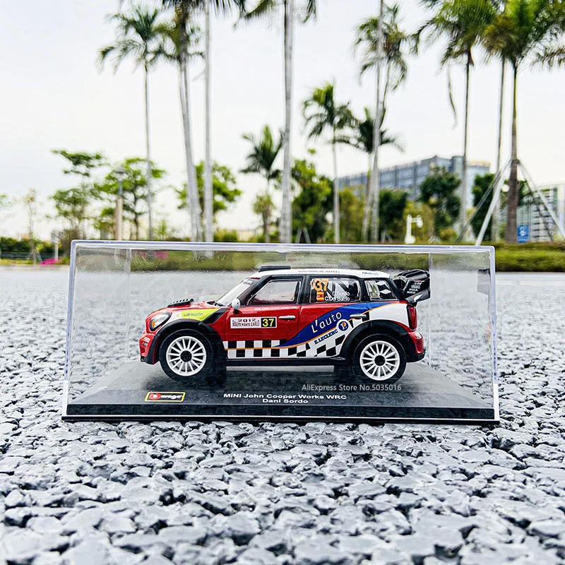 Модель гоночного мини автомобиля Bburago 1:32 2012 John Cooper Works #37 Pierre Campana DS WRC|Наземный