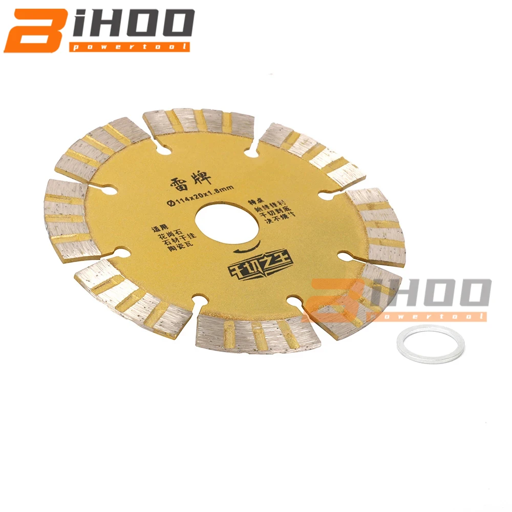 

1Pc 114MM Diamond Circular Saw Blades Disc Cutting Tools For Concrete Granite Ceramic Tile 20MM Bore 12MM Kerf Width New