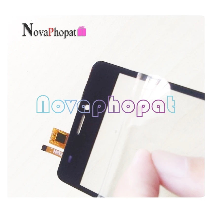 Novaphopat Черный сенсорный экран для BQ BQ-5057 Strike 2 BQ 5057/BQ-5005L BQ5005L BQ 5005L сенсорный экран дигитайзер+ трек
