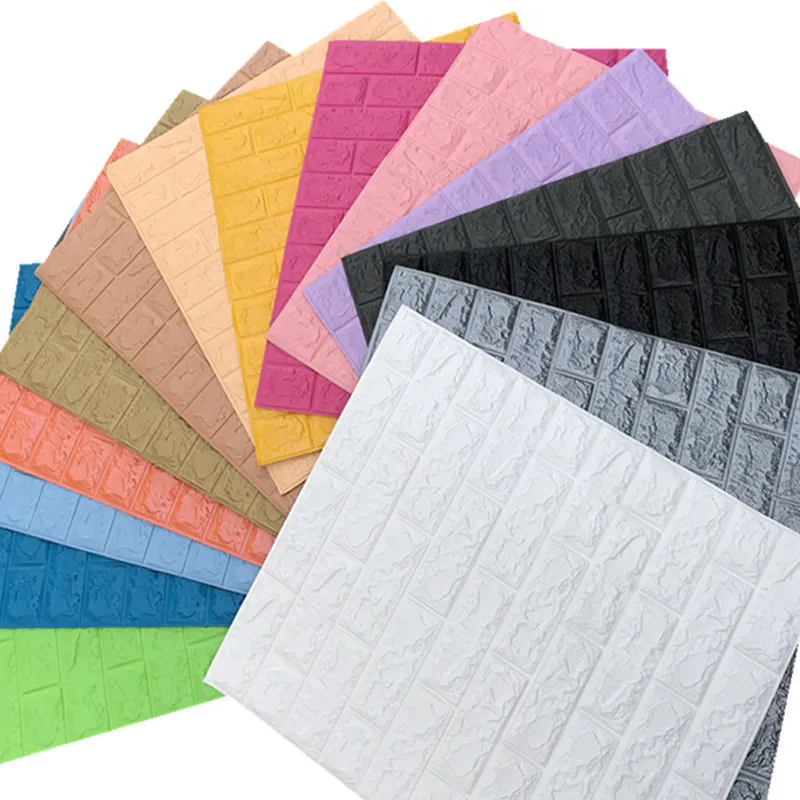 Клейкие обои 3D с изображением кирпичной стены для гостиной спальни фоновое