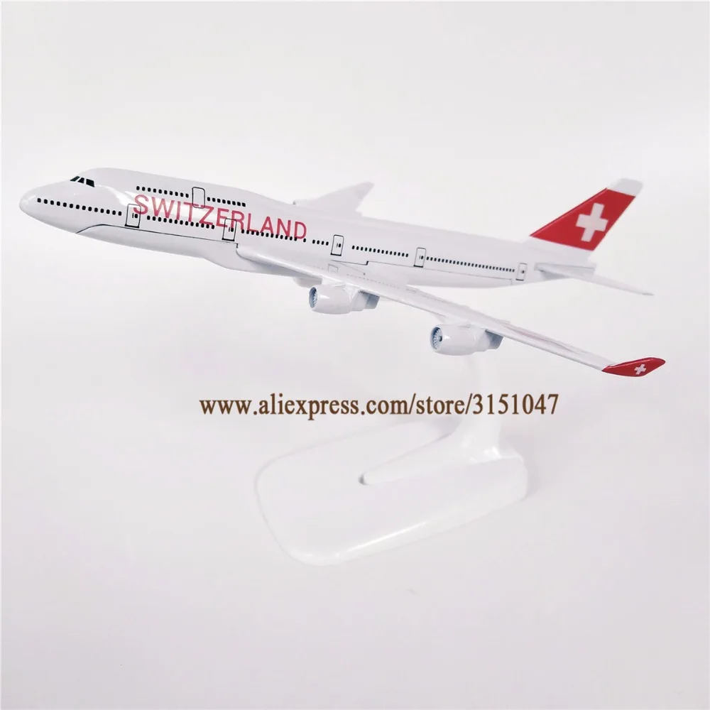 Air SWITZERLAND Boeing 747 B747 400 Airlines Airways модель самолета из сплава металла литье под