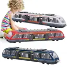 Мини-поезд P3F8 из сплава, Детская модель с электроприводом, коллекционный поезд, высокоскоростная игрушка для мальчиков, инерционная головоломка, скутер P3F8