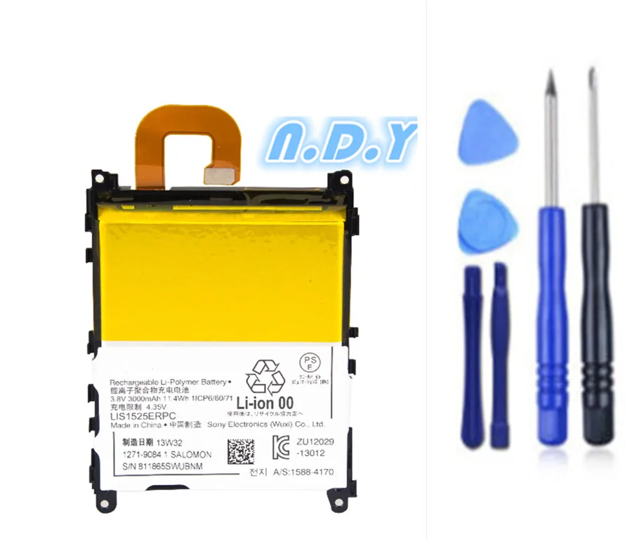 Новый Сменный аккумулятор 3000 мАч LIS1525ERPC для SONY Xperia Z1 L39H C6903 L39T L39U C6902 LIS1525ERPC батареи + Бесплатные инструменты
