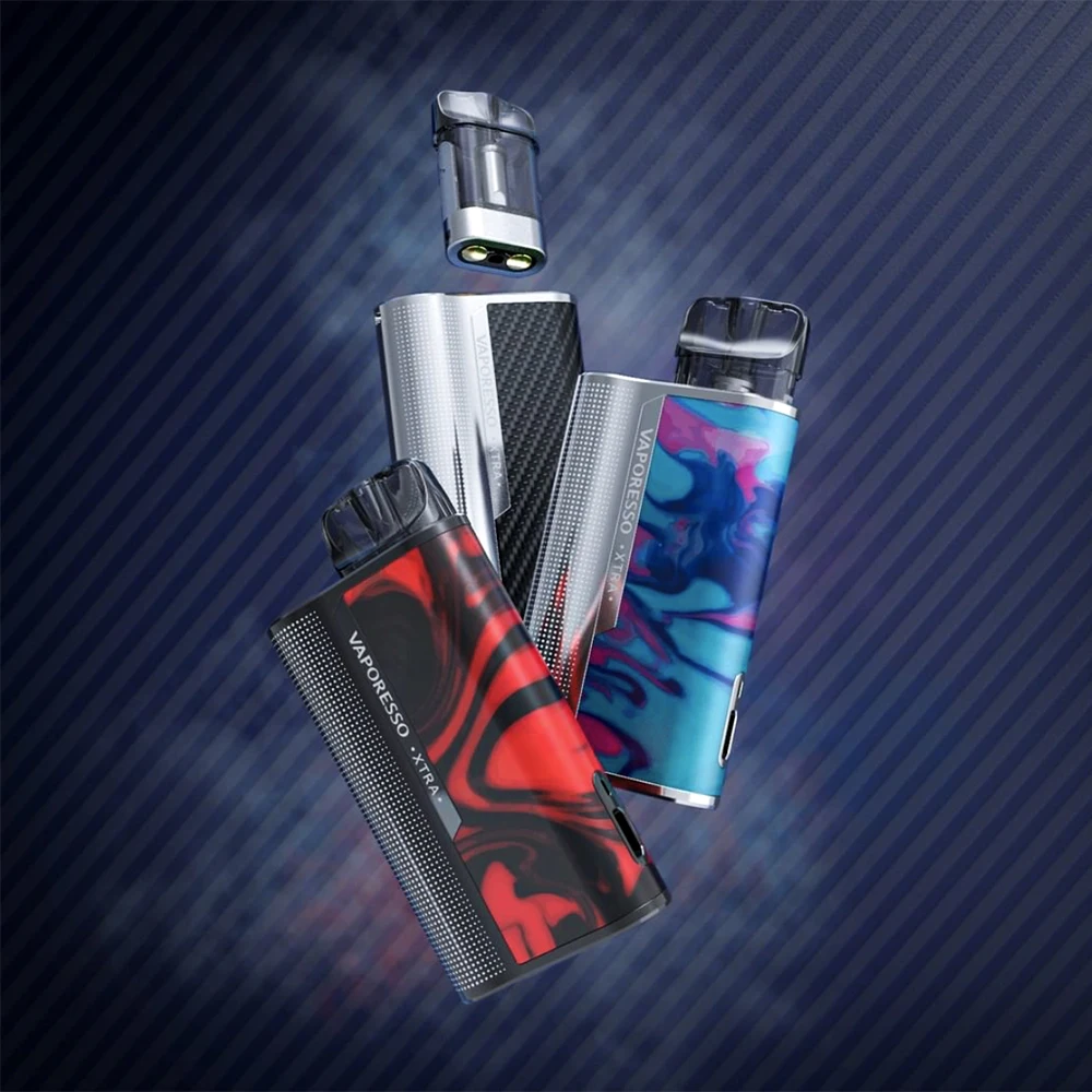 Original Vaporesso XTRA Pod Kit W/ 900mAh Battery &amp 2ml System 0.8ohm/1.2ohm Coil Mod vs Renova Zero/ Targe PM80 | Электроника