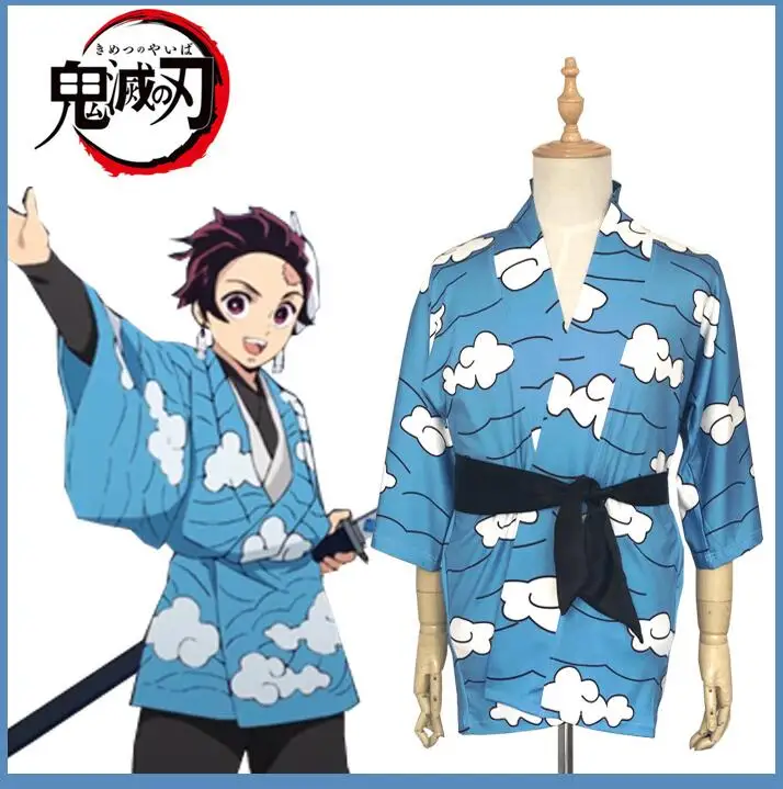 Костюм кимоно для косплея из м/ф рассекающий демонов|Костюмы аниме| |