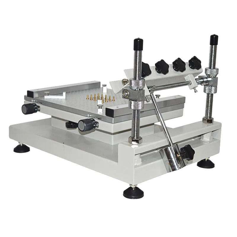 Паяльная паста печатная машина ZB3040H Высокоточный Ручной Настольный оловянный