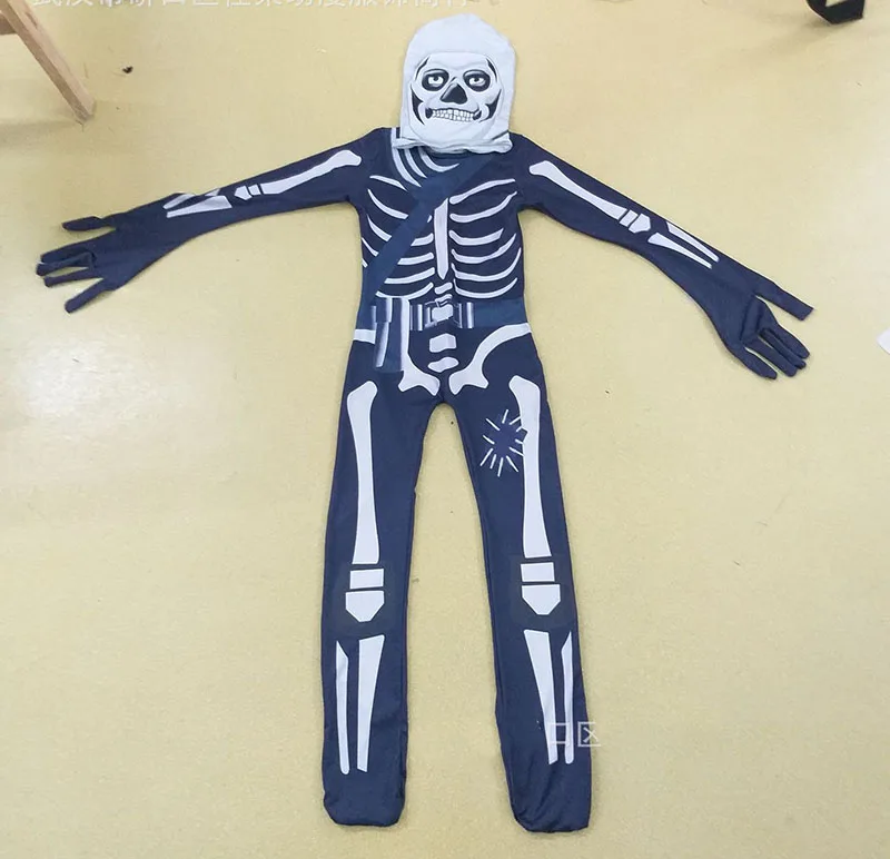От 4 до 11 лет детский страшный костюм для игры на Хэллоуин с привидениями топ