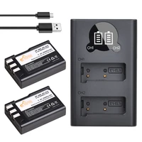 2000mah en el9 battery and dual charger for nikon d40 d40x d60 d3000 d5000