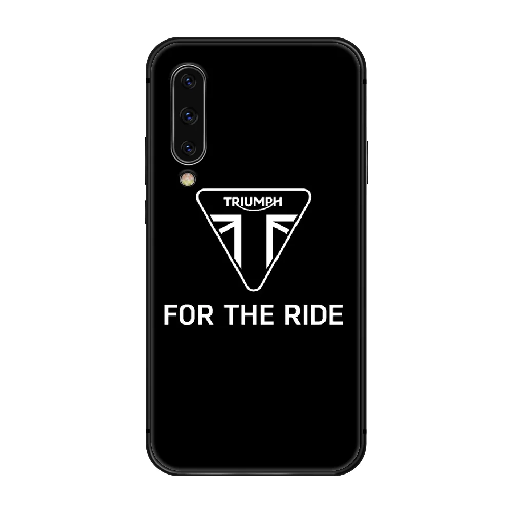 

Triumph motorcycle Phone Case Cover For Samsung Galaxy A10 A20 A30 E A40 A50 A51 A70 A71 J 5 6 7 8 S black funda silicone shell