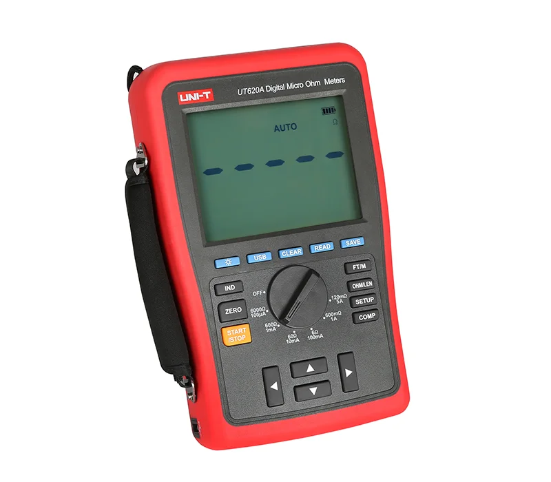 

UNI-T UT620A DC low resistance tester four-wire measurement USB transmission resistance tester