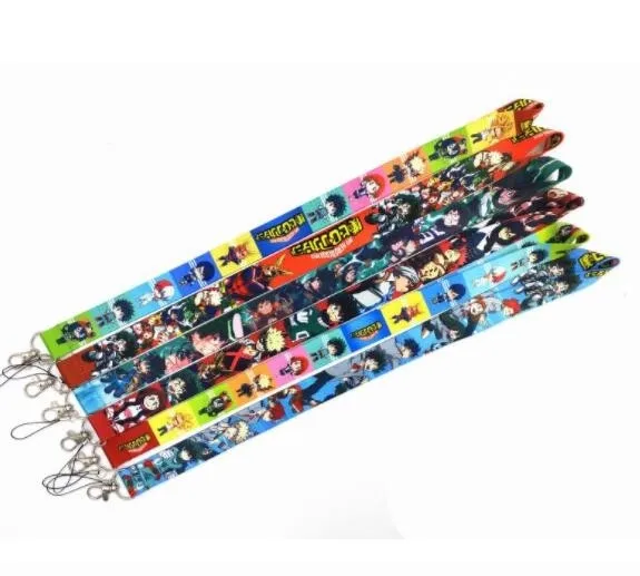 1 шт. мой герой Академии Boku шейный ремешок с застёжкой карабином новые стильные