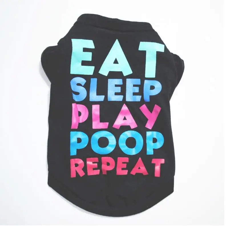 Летняя модная одежда для домашних животных Одежда щенков пуделя новый стиль