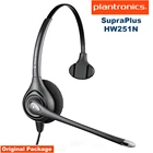 Беспроводная монофоническая гарнитура Plantronics SupraPlus HW251N с микрофоном с шумоподавлением для быстрого отключения 64338-31