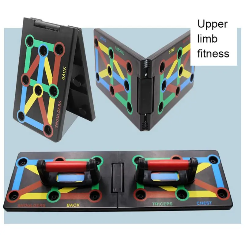 

9 In 1 Push Up Rack Board Men Women Comprehensive Fitness Exercise Push-Up Stands Body Building Training System Home Push-Up *