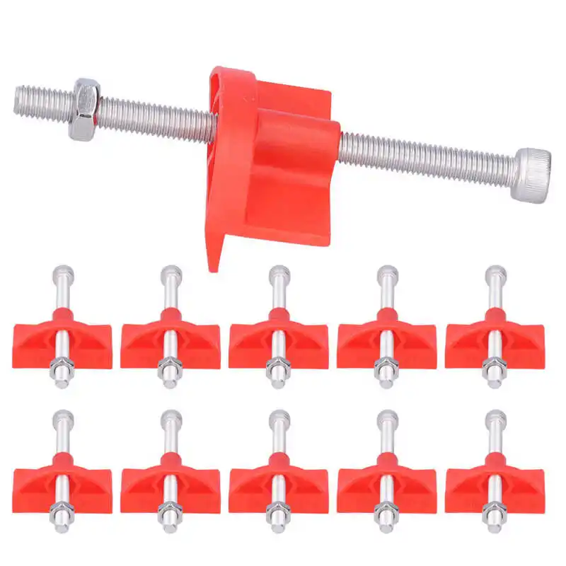 

Wall Tile Leveler Tile Height Adjuster Newly Designed HDPP+Stainless Steel High Strength for Tiling for House Decoration