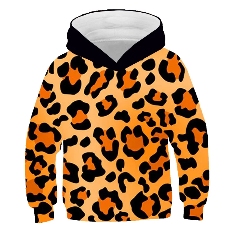 

Fashion Children's Lip Print Sweater Fall Polyester Long Sleeve Hooded 2021 Creative Lip Print Sports Cap Oversized 3D Top Kids