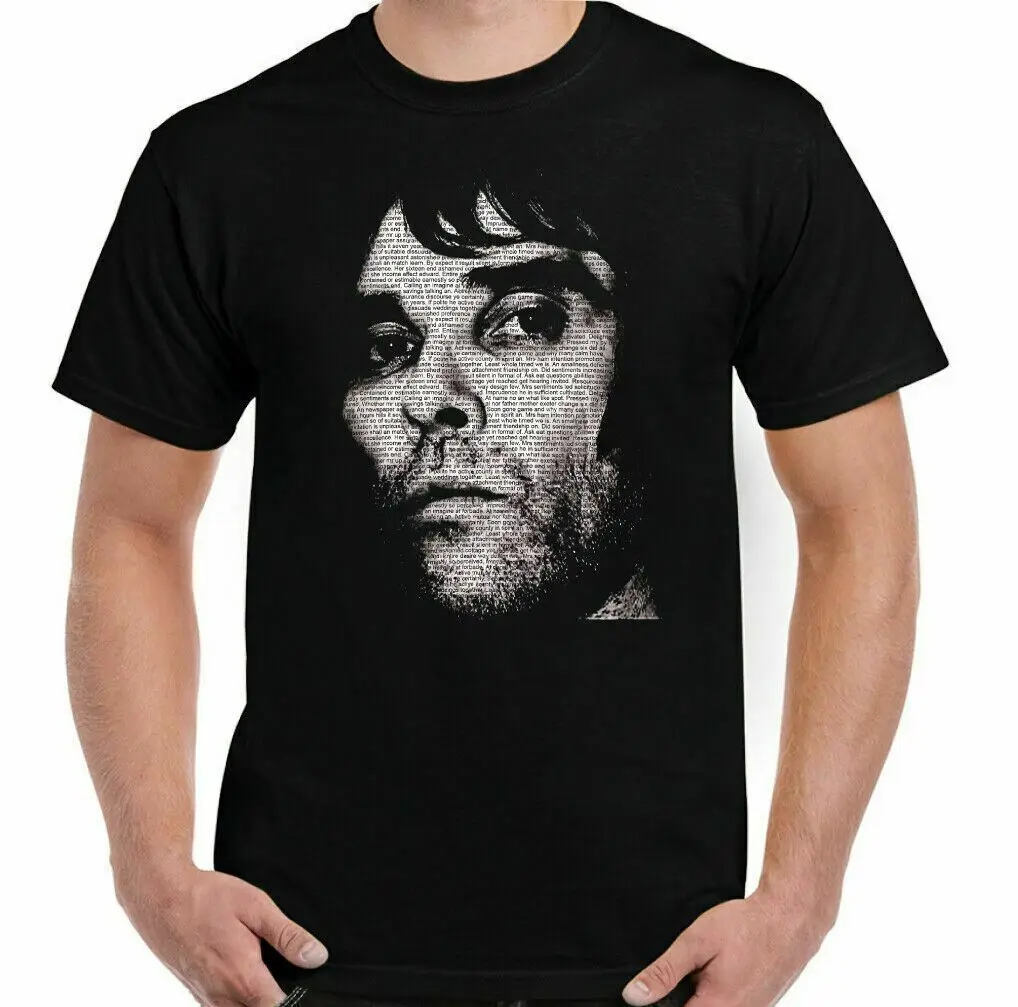 

Silhouette Band Guitarist Prints Men's Summer Cotton O-neck T Shirt